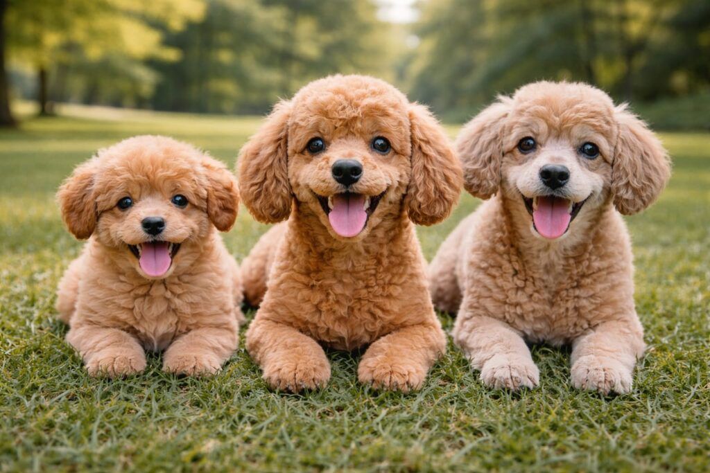 Foto de perros caniche toy de todas las edades