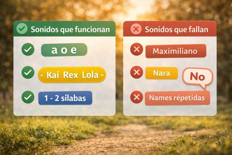 Fonética de nombres para perros