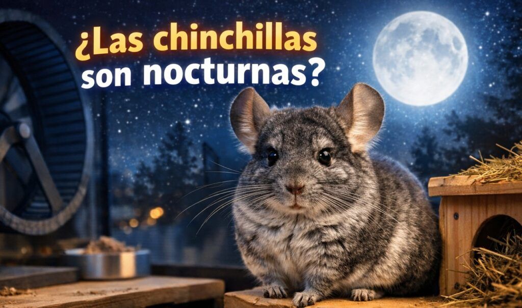 ¿Las chinchillas son nocturnas? comportamiento nocturno de la chinchilla doméstica
