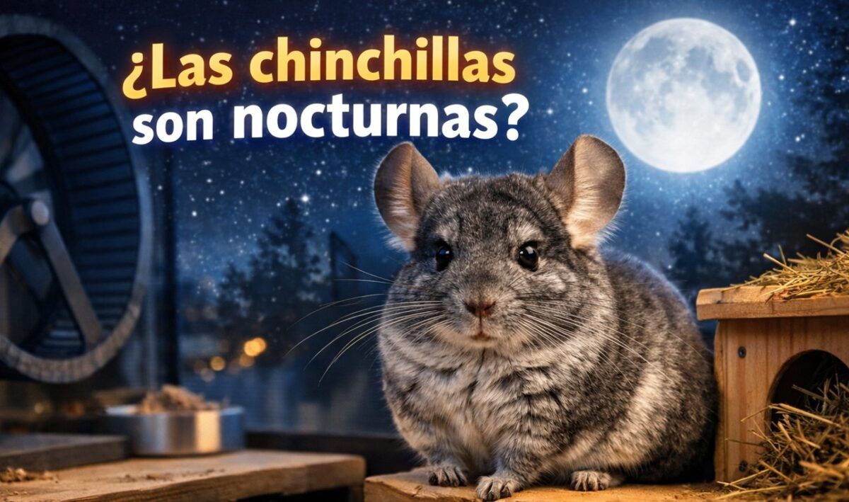 ¿Las chinchillas son nocturnas? comportamiento nocturno de la chinchilla doméstica