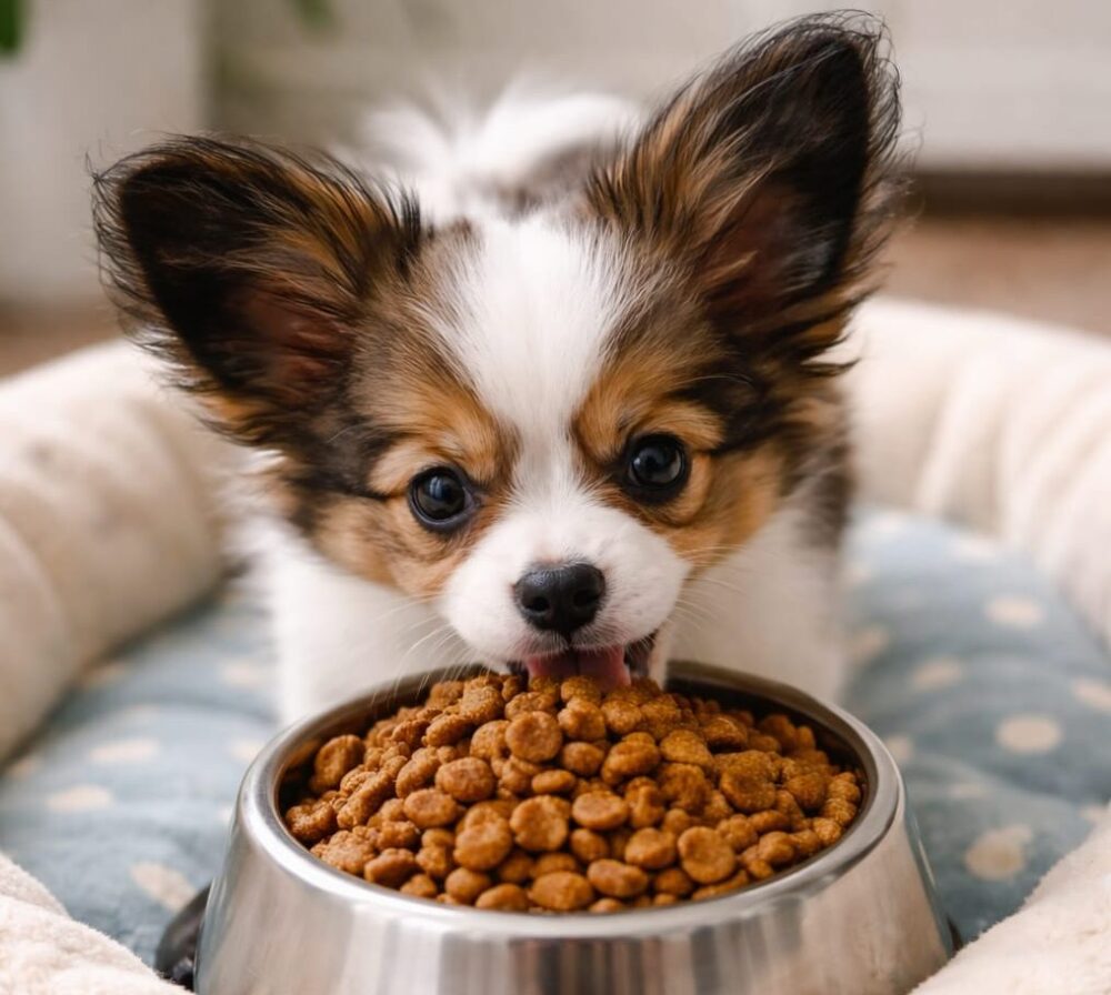Mejores piensos para cachorro Papillón
