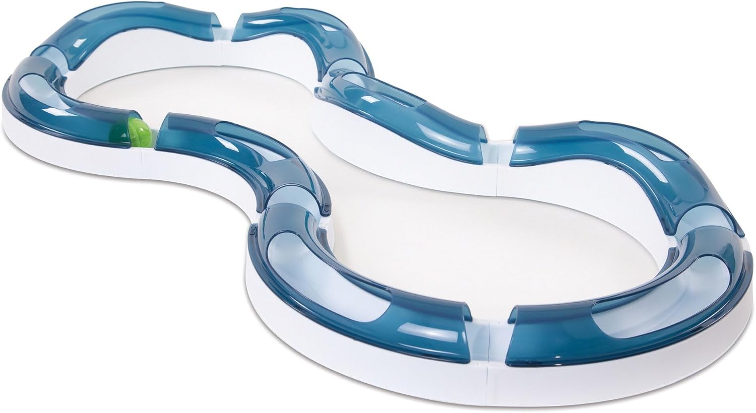 Catit Pista de juego Design Senses, superrodillo, con bola incandescente, para gatos, 1 pieza (paquete de 1)