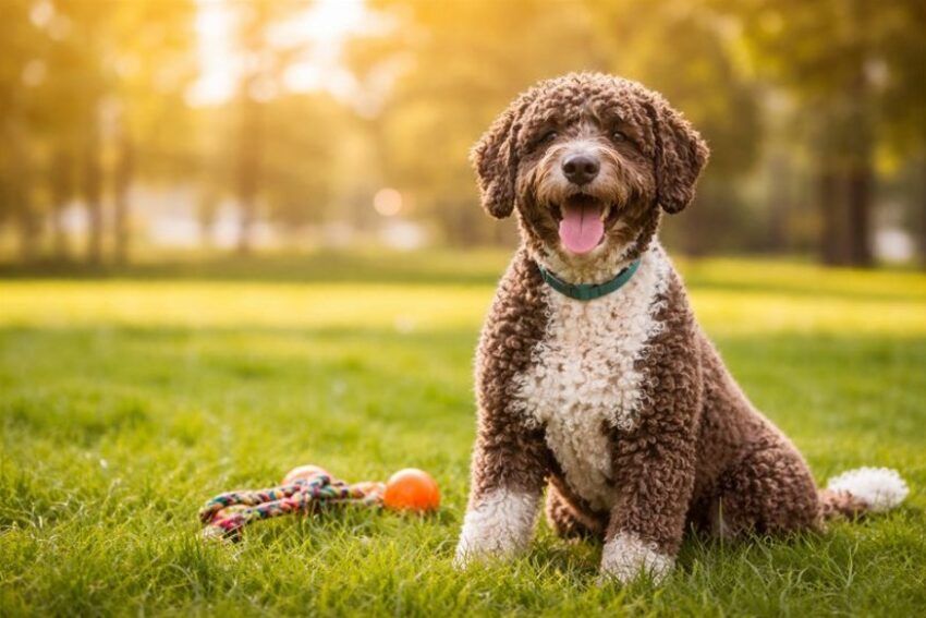 Perro de agua en el parque - Artículo sobre preguntas y respuestas sobre la raza