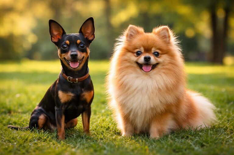 Pinscher Mini o Pomerania: dos energías opuestas, ¿cuál encaja contigo?